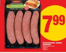 No Frills MARCANGELO JUMBO SAUSAGE, 500/675 g offer