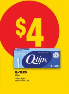 No Frills Q-TIPS, 500's offer