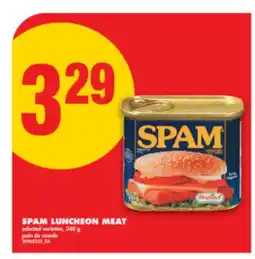No Frills SPAM LUNCHEON MEAT, 340 g offer