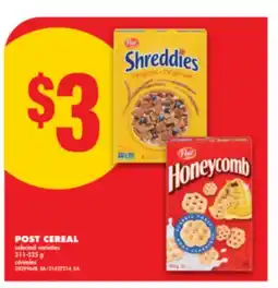 No Frills POST CEREAL, 311-525 g offer