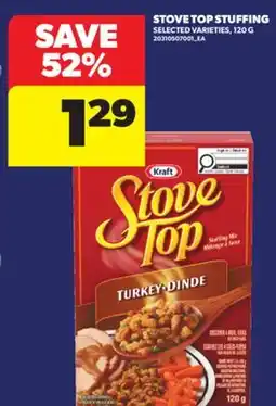 Real Canadian Superstore STOVE TOP STUFFING, 120 G offer
