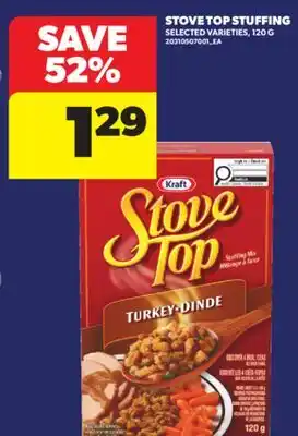 Real Canadian Superstore STOVE TOP STUFFING, 120 G offer