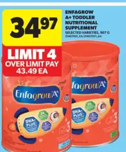 Real Canadian Superstore ENFAGROW A + TODDLER NUTRITIONAL SUPPLEMENT, 907 G offer