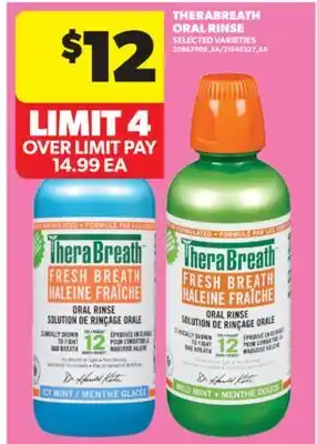 Real Canadian Superstore THERABREATH ORAL RINSE offer