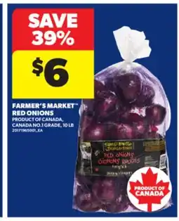 Real Canadian Superstore FARMER'S MARKET RED ONIONS, 10 LB offer
