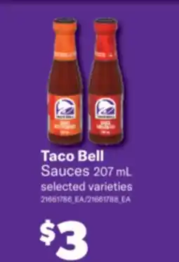 Real Canadian Superstore TACO BELL SAUCES, 207 ML offer