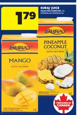 Real Canadian Superstore SURAJ JUICE, 1 L EA offer