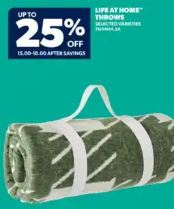 Real Canadian Superstore LIFE AT HOME THROWS offer