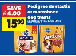 Real Canadian Superstore PEDIGREE DENTASTIX OR MARROBONE DOG TREATS, 396 g - 1.9 kg offer