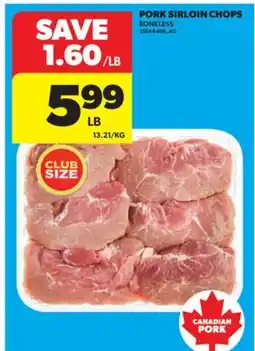 Real Canadian Superstore PORK SIRLOIN CHOPS offer