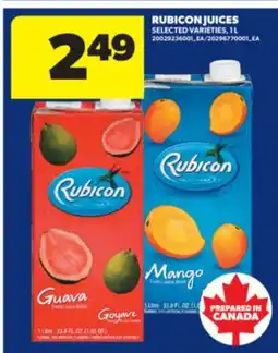 Real Canadian Superstore RUBICON JUICES, 1 L offer