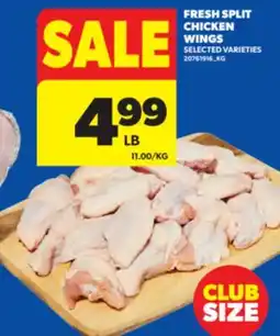 Real Canadian Superstore FRESH SPLIT CHICKEN WINGS offer
