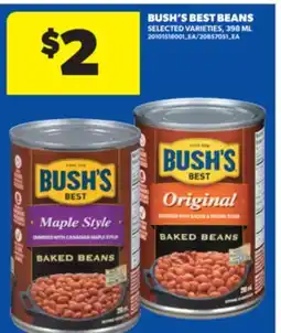 Real Canadian Superstore BUSH'S BEST BEANS, 398 ML offer