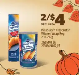 Real Canadian Superstore PILLSBURY CRESCENTS/WIENER WRAP, 200-227G offer