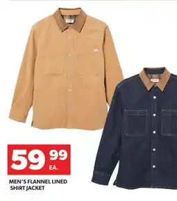 Real Canadian Superstore MEN'S FLANNEL LINED SHIRT JACKET offer