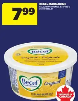 Real Canadian Superstore BECEL MARGARINE, 637/850 G offer