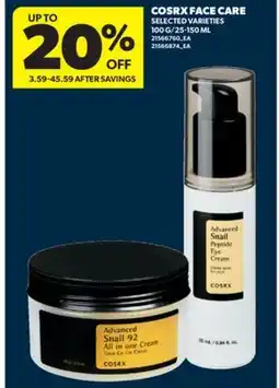 Real Canadian Superstore COSRX FACE CARE, 100 G/25-150 ML offer