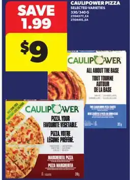 Real Canadian Superstore CAULIPOWER PIZZA, 330/340 G offer
