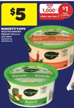 Real Canadian Superstore MARZETTI'S DIPS, 254-340 G offer