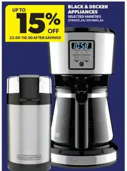 Real Canadian Superstore BLACK & DECKER APPLIANCES offer
