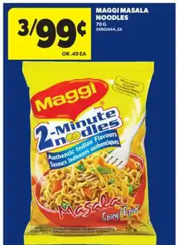 Real Canadian Superstore MAGGI MASALA NOODLES, 70 G offer