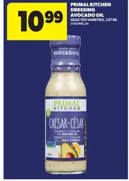 Real Canadian Superstore PRIMAL KITCHEN DRESSING AVOCADO OIL, 237 ML offer