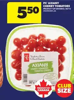 Real Canadian Superstore PC AXIANY CHERRY TOMATOES, 567 G offer