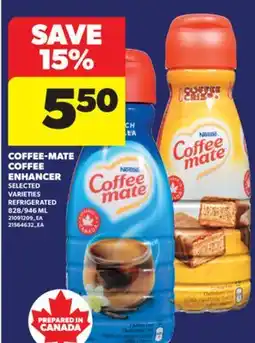 Real Canadian Superstore COFFEE-MATE COFFEE ENHANCER, 828/946 ML offer