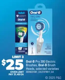 Real Canadian Superstore Oral-B Pro 300 Electric Brushes, Oral-B Brush Heads offer