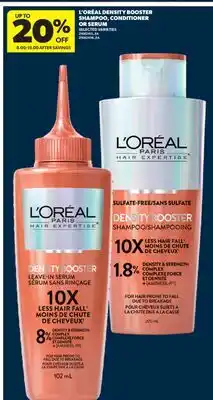 Real Canadian Superstore L' ORÉAL DENSITY BOOSTER SHAMPOO, CONDITIONER OR SERUM offer
