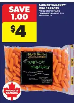 Real Canadian Superstore FARMER'S MARKET MINI CARROTS, 2 LB offer