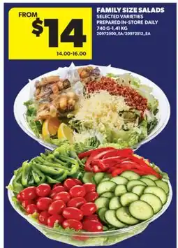 Real Canadian Superstore FAMILY SIZE SALADS, 740 G-1.41 KG offer