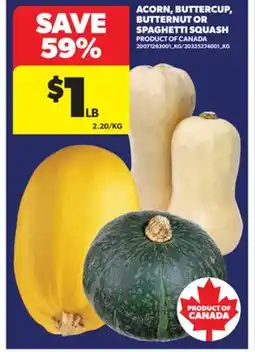 Real Canadian Superstore ACORN, BUTTERCUP, BUTTERNUT OR SPAGHETTI SQUASH offer