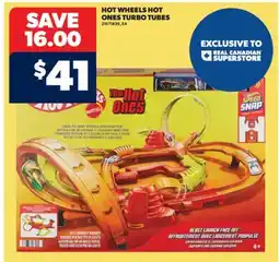 Real Canadian Superstore HOT WHEELS HOT ONES TURBO TUBES offer