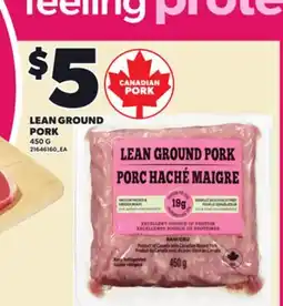 Loblaws LEAN GROUND PORK, 450 G offer
