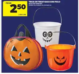 Real Canadian Superstore TRICK OR TREAT BAGS AND PAILS offer