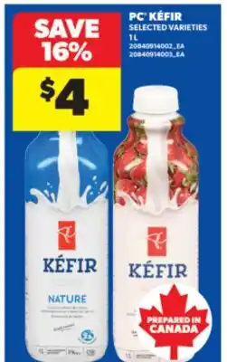 Real Canadian Superstore PC KÉFIR, 1 L offer