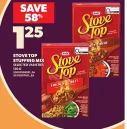 Loblaws STOVE TOP STUFFING MIX, 120 G offer