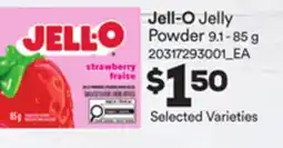 Loblaws JELL-O JELLY POWDER, 9.1 - 85 G offer
