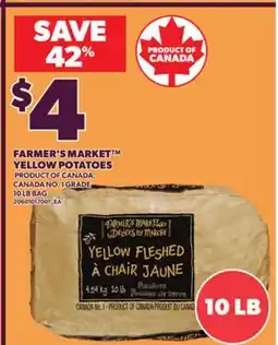 Loblaws FARMER'S MARKET YELLOW POTATOES offer