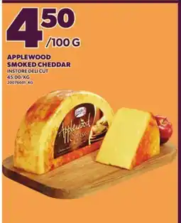 Loblaws APPLEWOOD SMOKED CHEDDAR offer