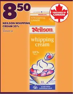 Loblaws NEILSON WHIPPING CREAM 35%, 1 L offer