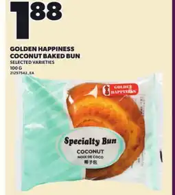Loblaws GOLDEN HAPPINESS COCONUT BAKED BUN, 100 G offer