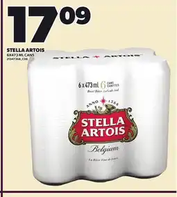 Loblaws STELLA ARTOIS, 6X473 ML offer