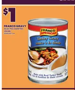Loblaws FRANCO GRAVY offer