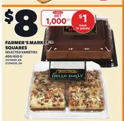 Loblaws FARMER'S MARKET SQUARES, 400/450 G offer