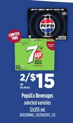 Loblaws PEPSICO BEVERAGES, 12X355 ML offer