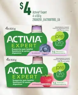 Loblaws ACTIVIA EXPERT 4 X 100 G offer