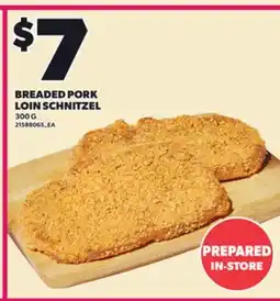 Loblaws BREADED PORK LOIN SCHNITZEL, 300 G offer