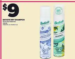 Loblaws BATISTE DRY SHAMPOO, 200 ML offer